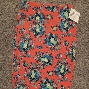 NWT Vintage Unicorn Floral Lularoe Cassie Skirt